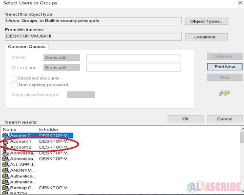how to Restrict users from accessing any program or folder step 4