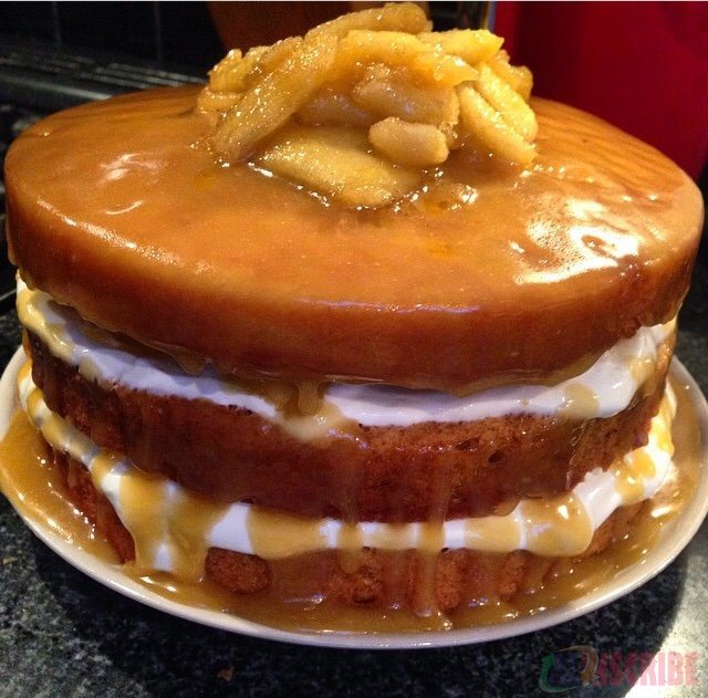 Caramel Apple Layer Cake Best Recipe Ever