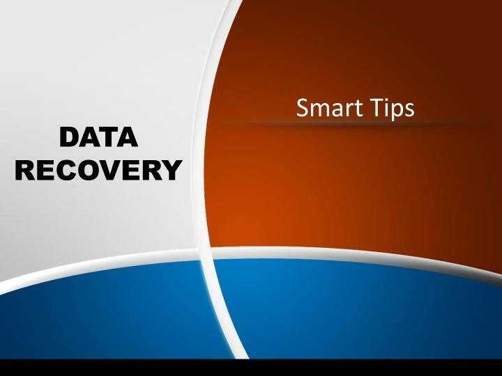 Data Recovery Tips