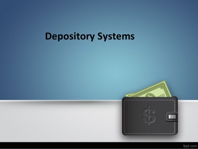 Depository And Depository System