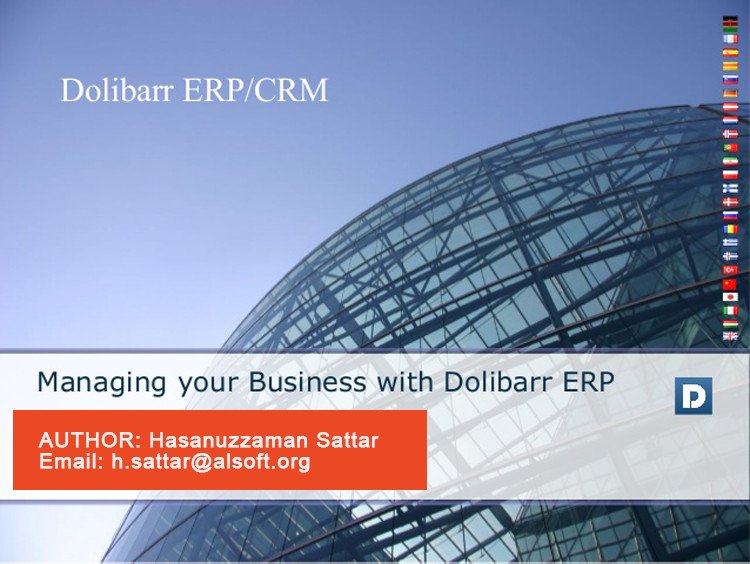 How To Define Custom Menu Entries Into Dolibarr ERP CRM