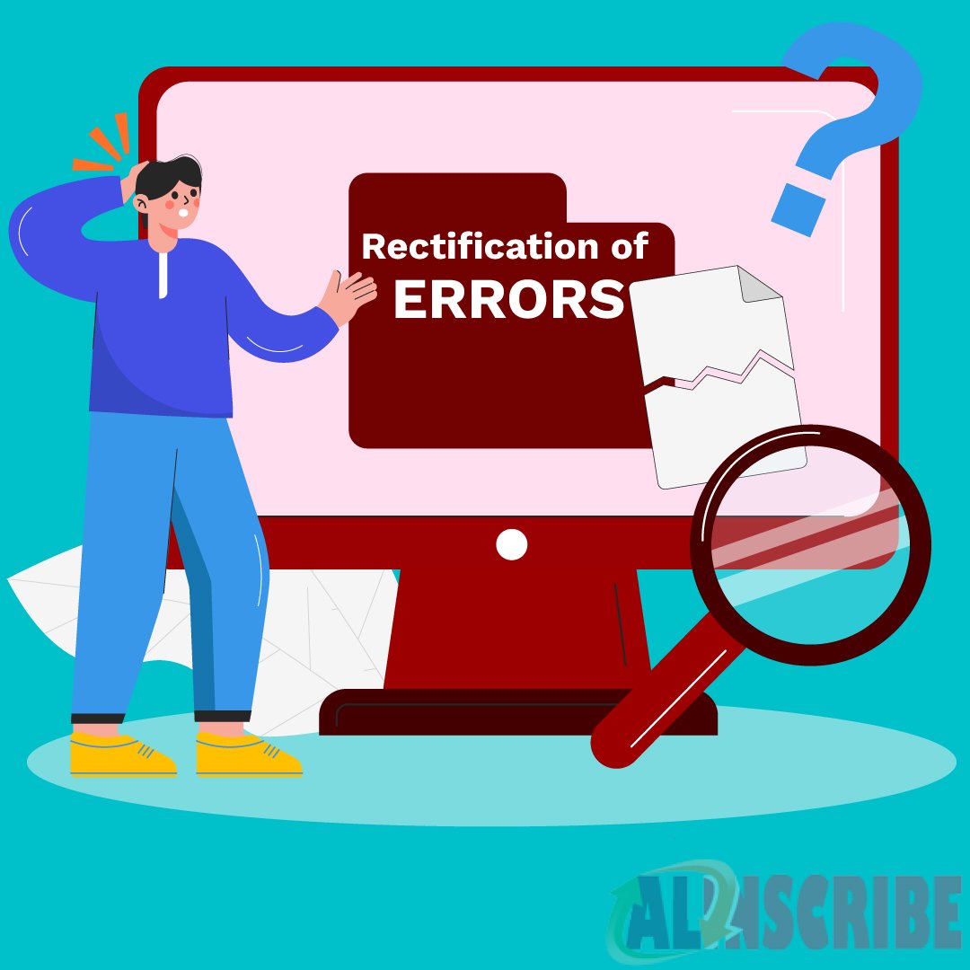 Rectification Of Errors in Accounting
