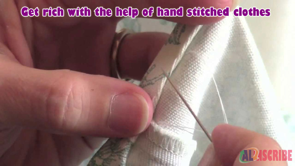 Hand stitched cloth