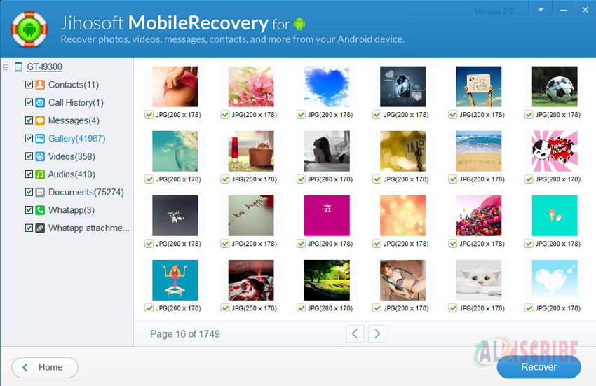 Jihosoft Android phone recovery