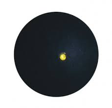 yellow dotted squash ball
