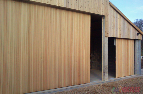 Garage sliding door