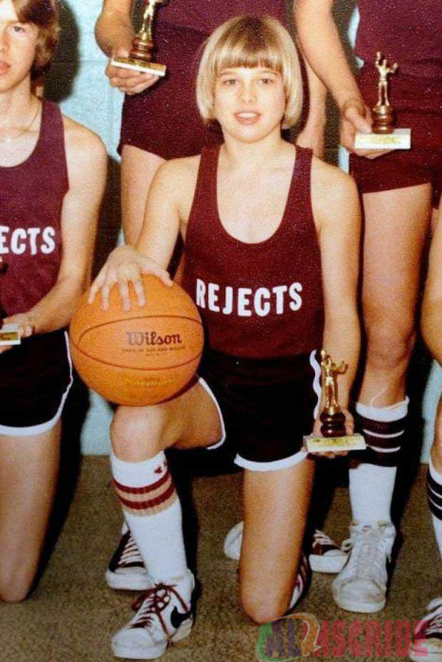 Brad Pitt School Days photo