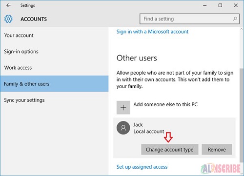  how to make another account an admin, like guest account or system users Step 4