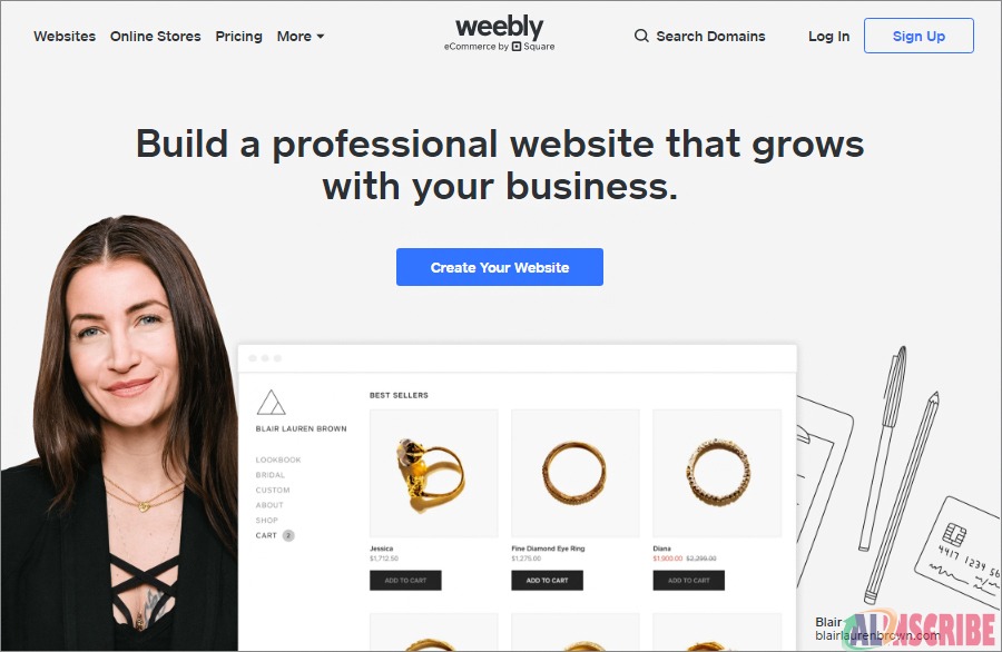 weebly blogging platform