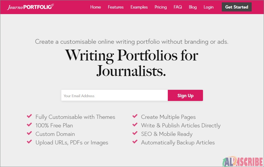 journo folio blogging platform