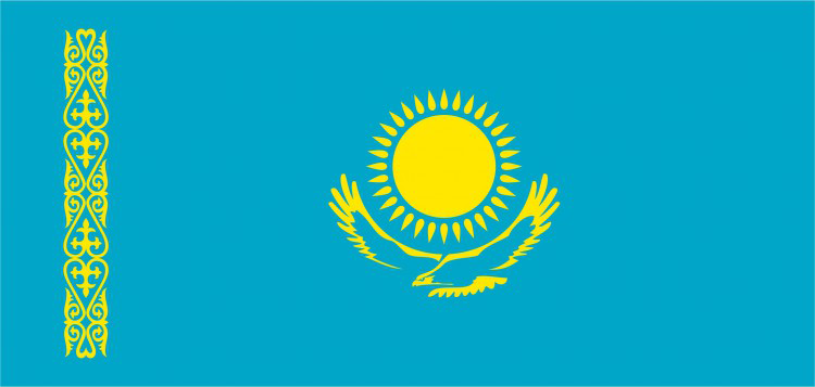 flag of Kazakhstan