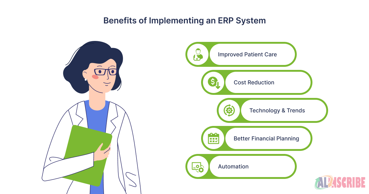 Benefits of healthcare ERP systems